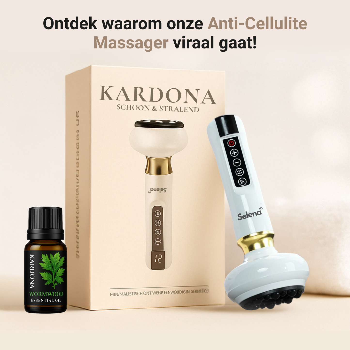 Selena® – Anti-Cellulite Massager voor Gladde Huid