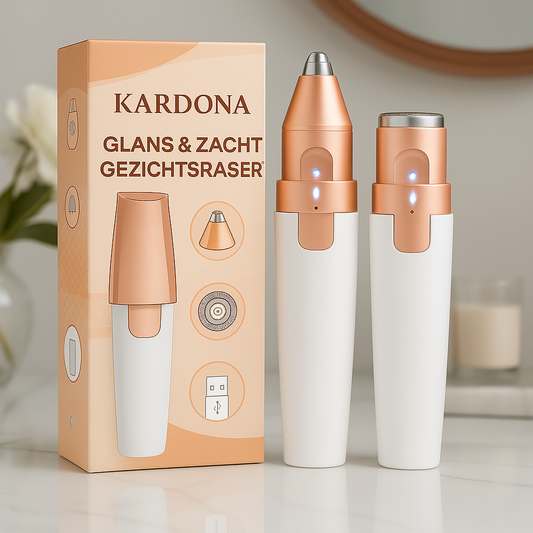 Glans & Zacht Gezichtsraser® – Pijnloos & Zonder Irritatie