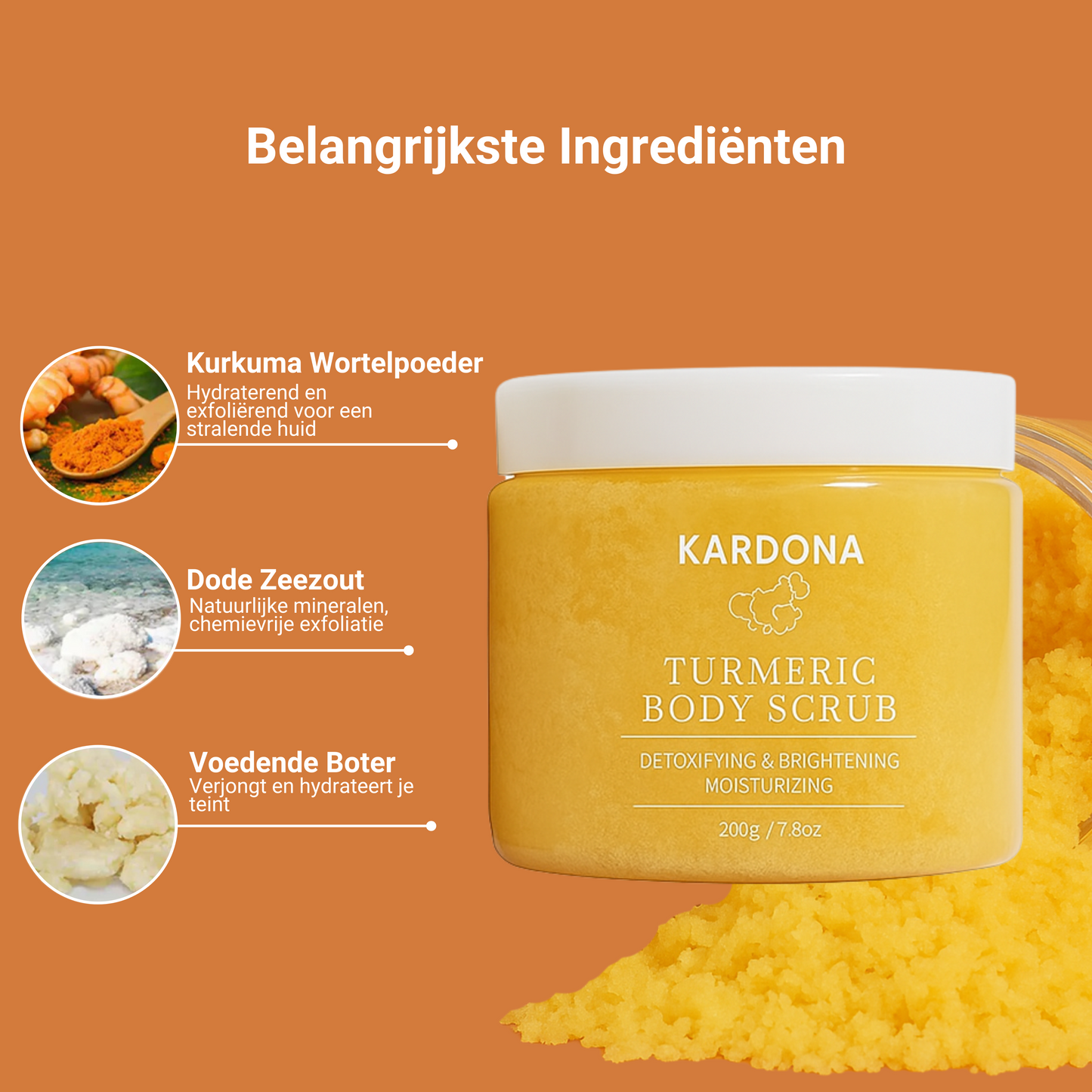 StralendZacht Kurkuma Bodyscrub